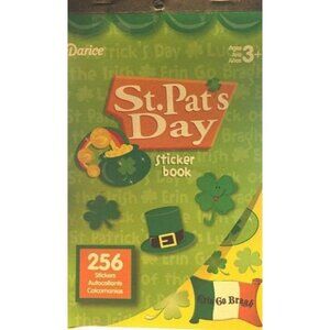St. Pats Day Sticker Book For Ages 3+ With 256 Darice Stickers New